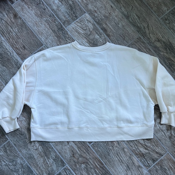 Judith March Rainbow Smiley Oversized Half Length Sweatshirt, Women’s L - Picture 8 of 8